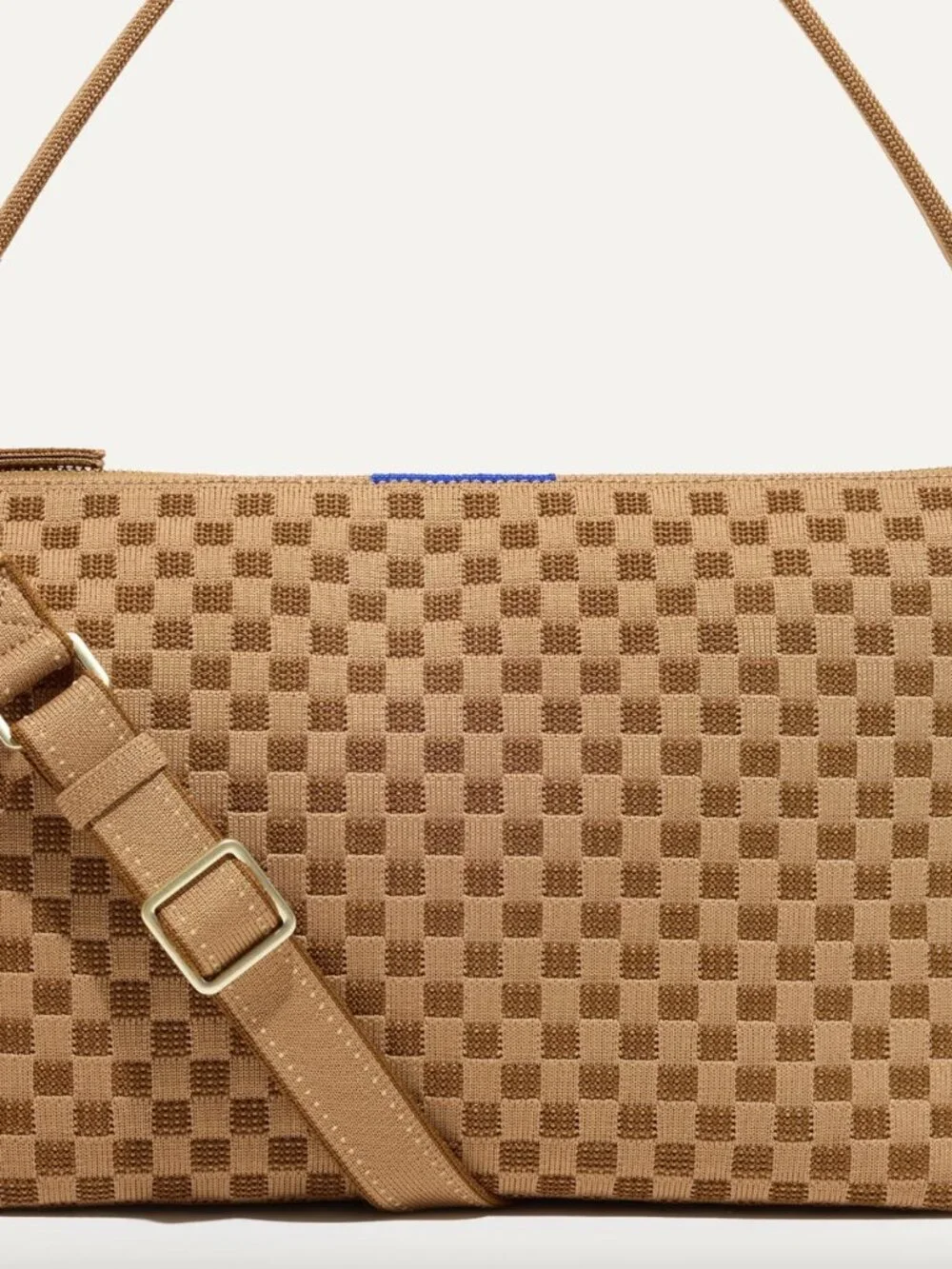 Rothy's The Daily Crossbody Handbag in Hazelnut (camel) - Picture 4 of 13